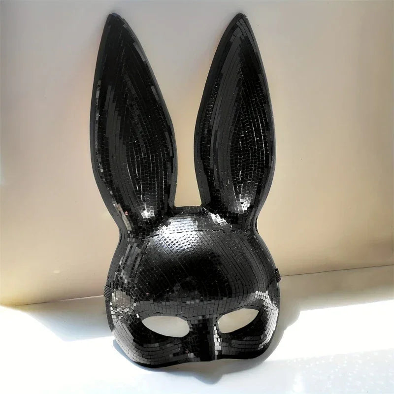 Halloween Cosplay Party Costume Rabbit Ears Mask - Fashionsarah.com
