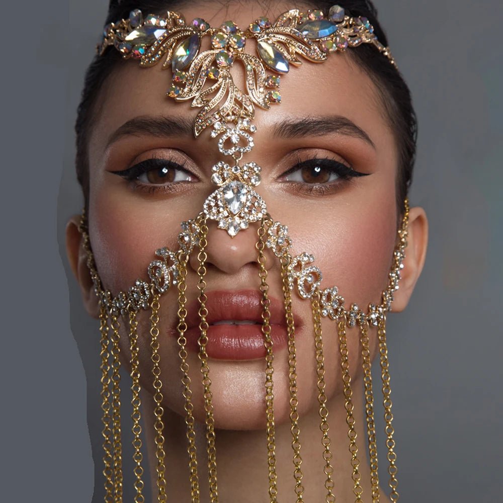 Fashionsarah.com Fashionsarah.com Rhinestone Crystal Jewelry Face Mask