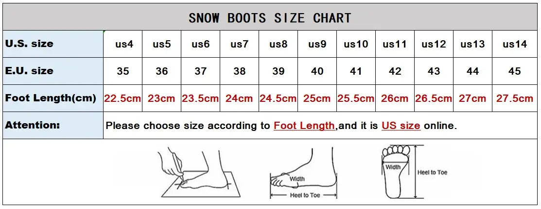 Mini Ankle Snow Platforms