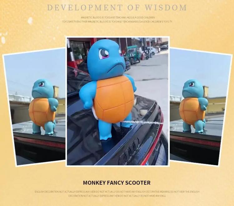 Cute Pokemon Squirtle Car Water Spray Toys | Fashionsarah.com