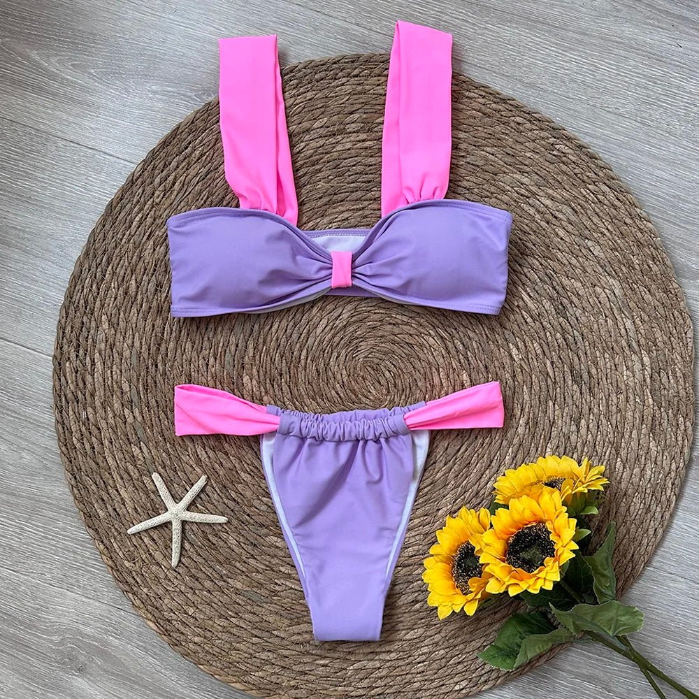 3 Pieces Bikini Set With Mini Skirt | Fashionsarah.com