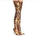 Fashionsarah.com Fashionsarah.com Women Leopard Slight Stretch Pants Boots