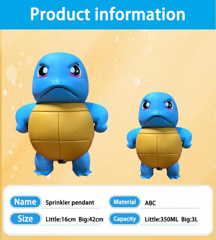 Cute Pokemon Squirtle Car Water Spray Toys | Fashionsarah.com