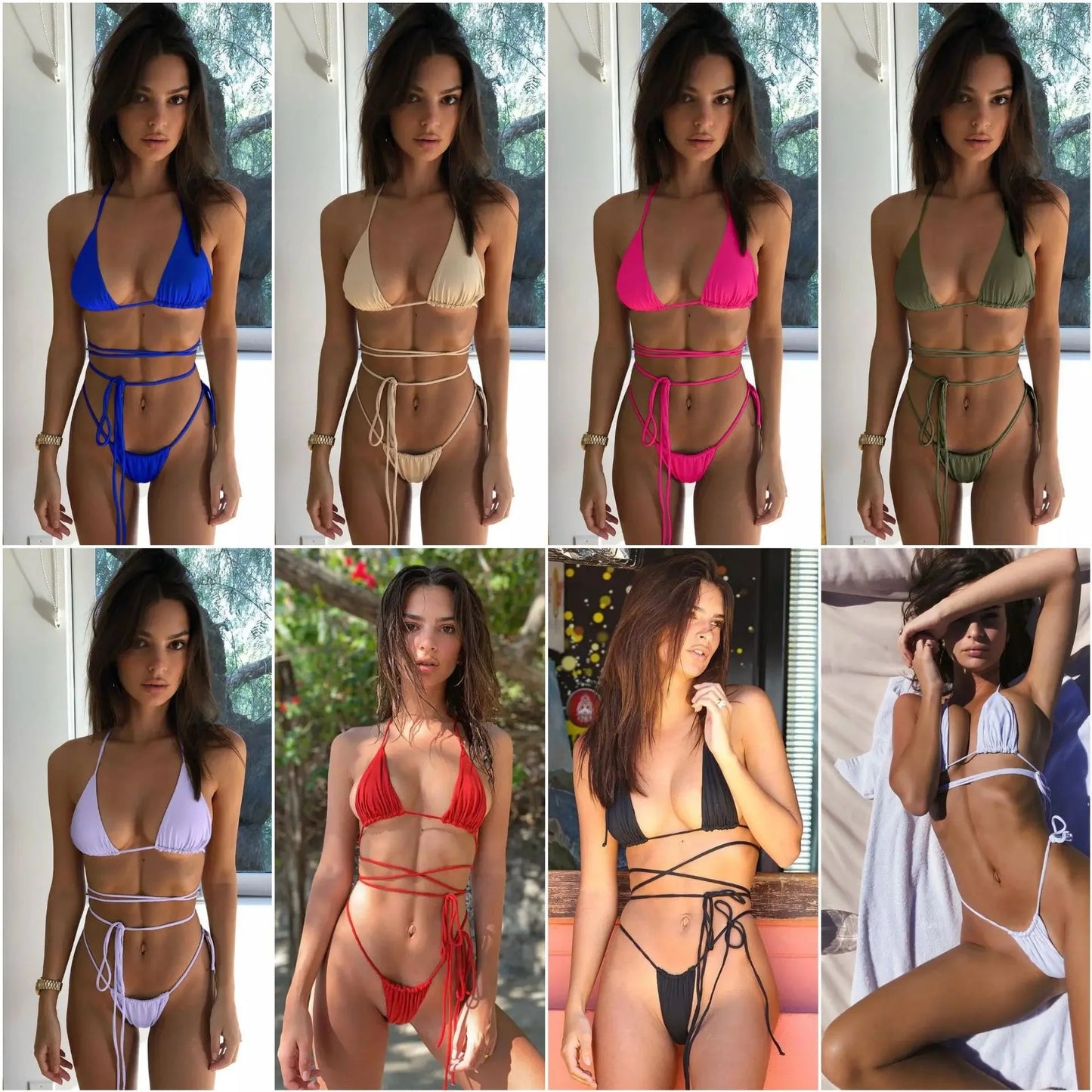 Fashionsarah.com Fashionsarah.com Girls Sexy Micro Brazilian Push Up Bikini