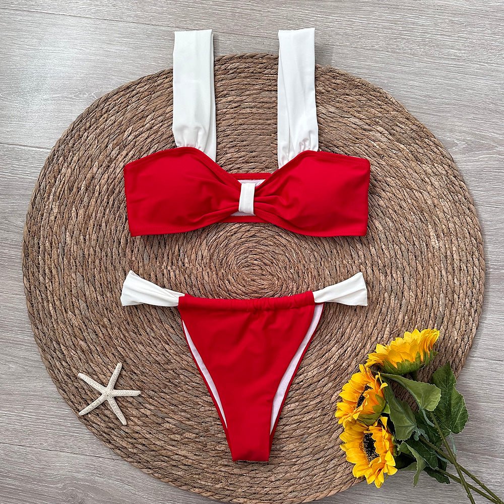 3 Pieces Bikini Set With Mini Skirt | Fashionsarah.com