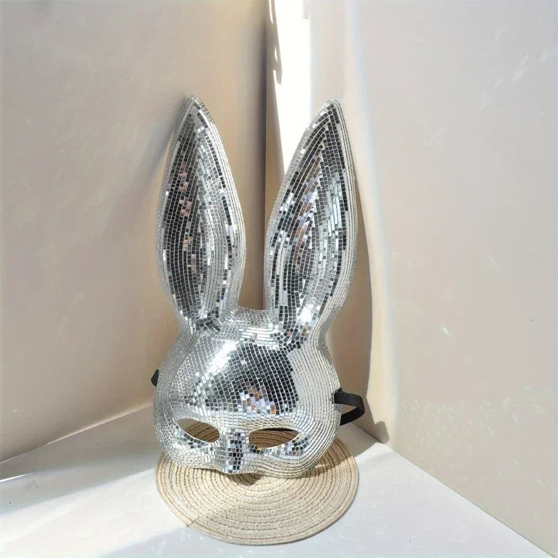 Halloween Cosplay Party Costume Rabbit Ears Mask - Fashionsarah.com