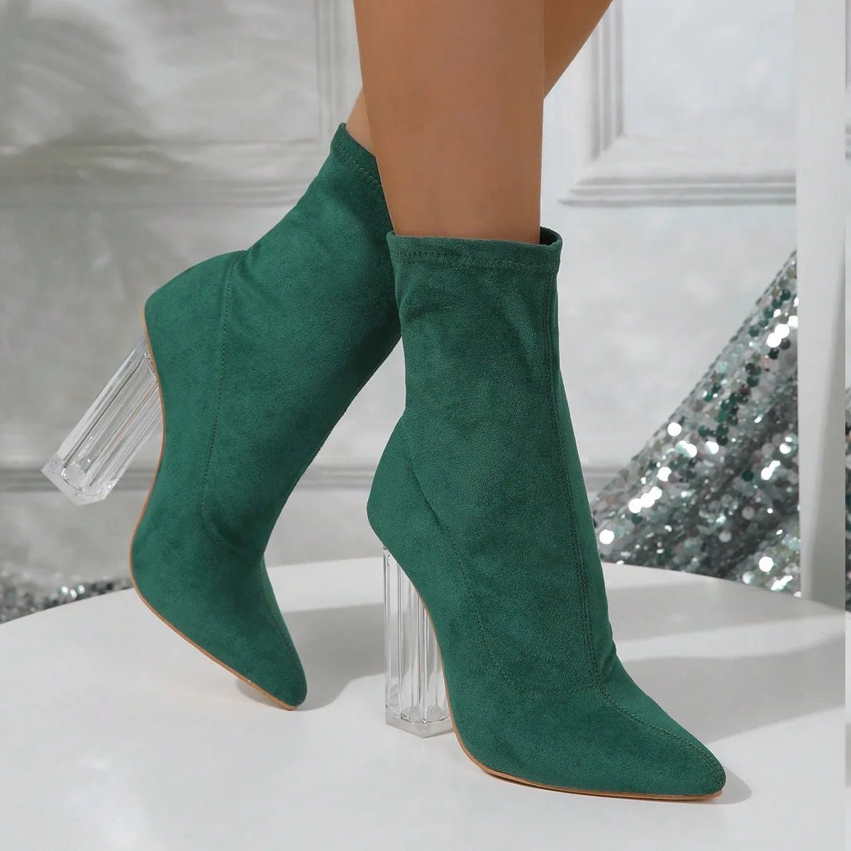 Suede Middle Tube Boots | Fashionsarah.com