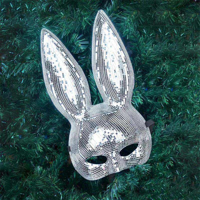 Halloween Cosplay Party Costume Rabbit Ears Mask - Fashionsarah.com