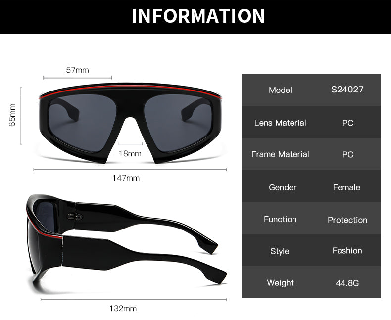 Goggle Sunglasses Steampunk UV400