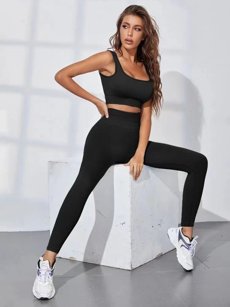 2pcs Seamless High Stretch Tummy Control Leggings | Fashionsarah.com