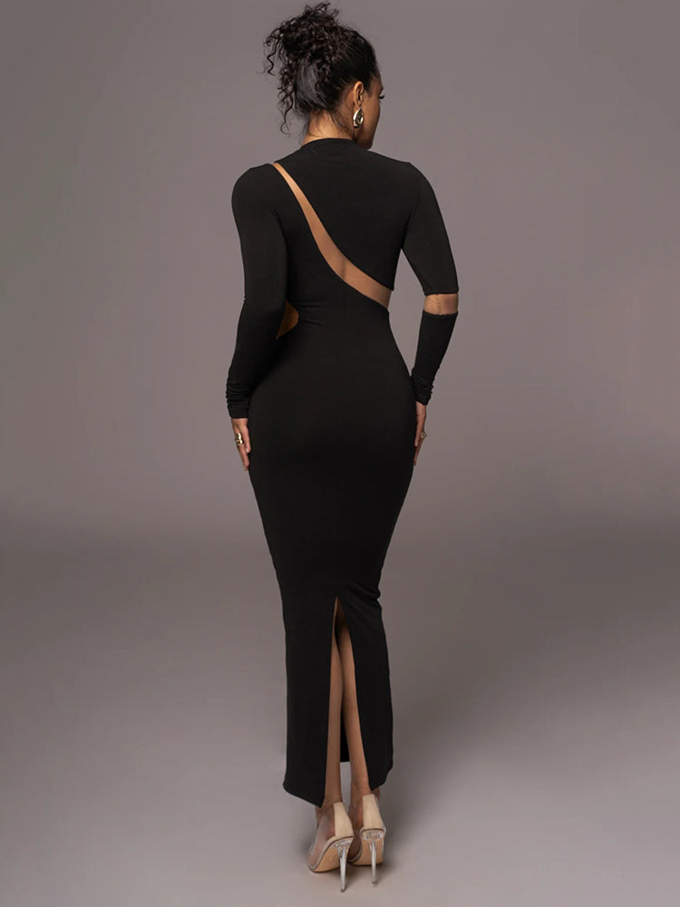 Bodycon Maxi Hollow Out Dress | Fashionsarah.com