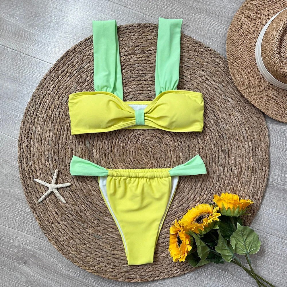 3 Pieces Bikini Set With Mini Skirt | Fashionsarah.com