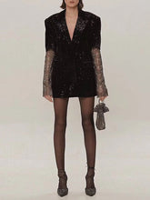 Load image into Gallery viewer, Diamond Blazer Coat | Fashionsarah.com