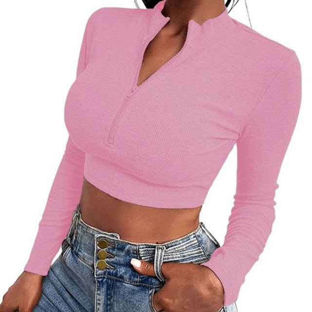 Single Spring Crop Tops | Fashionsarah.com