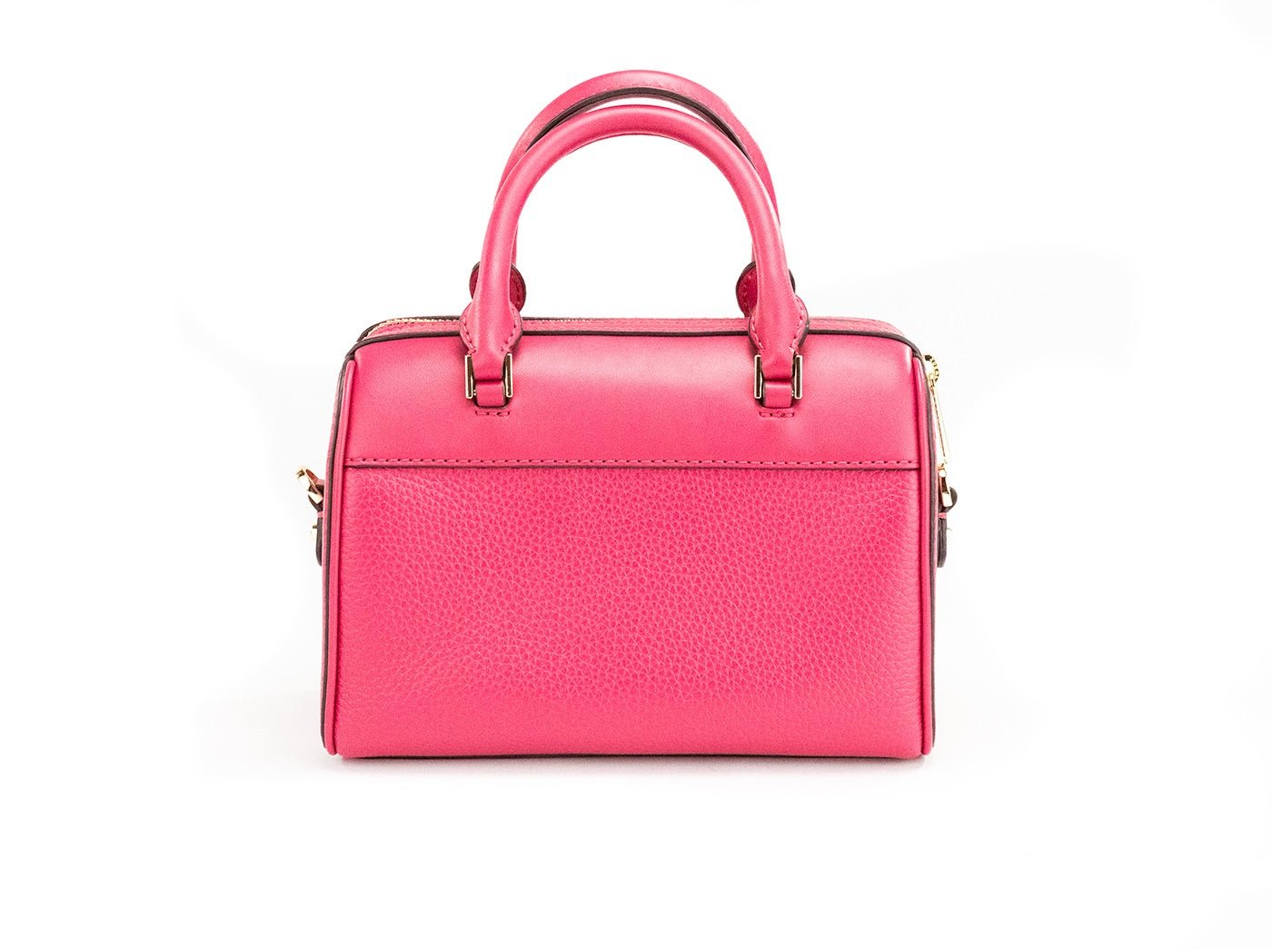 Michael Kors Travel XS Carmine Pink Leather Duffle Crossbody Handbag Purse | Fashionsarah.com