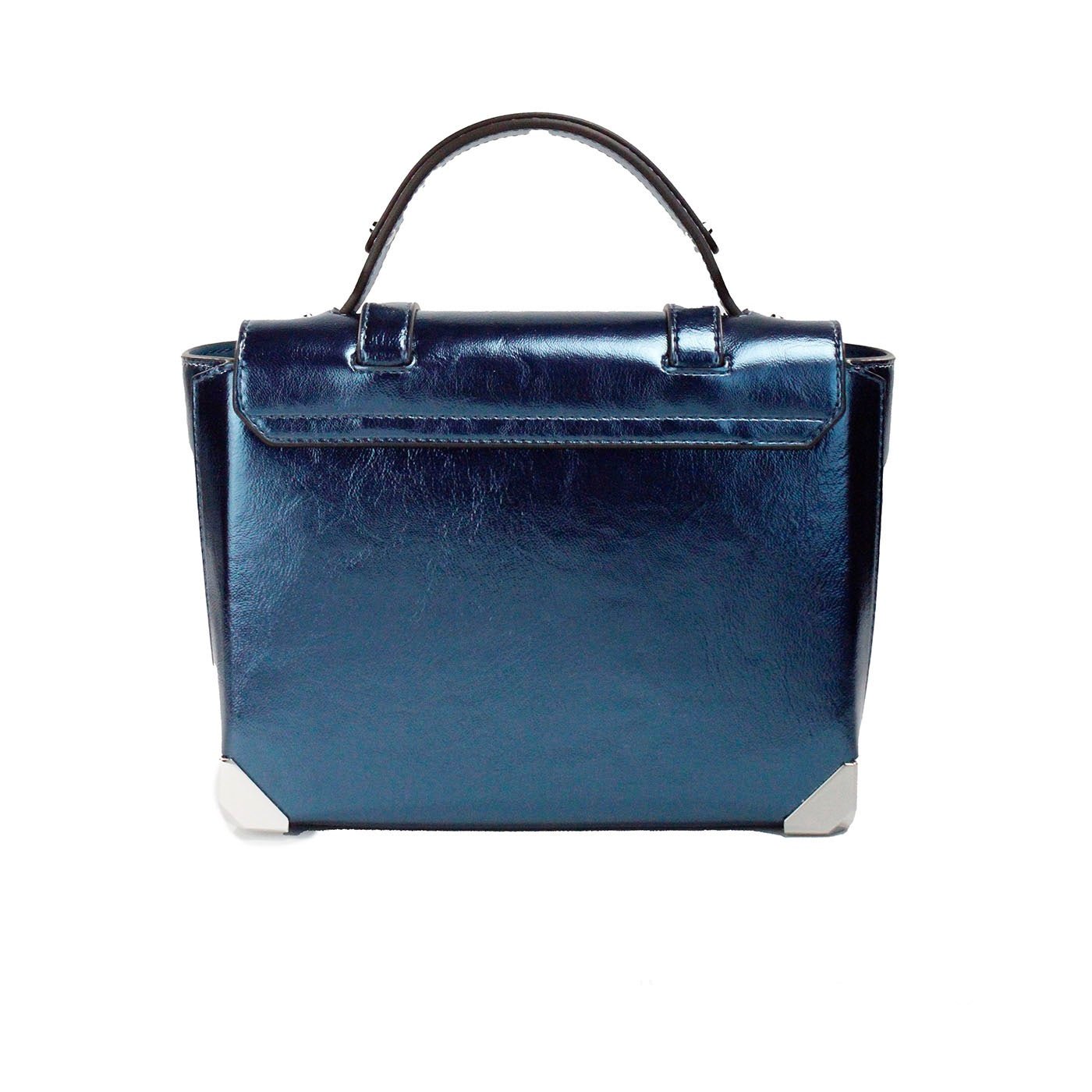Michael Kors Manhattan Medium Teal Leather Top Handle Satchel Bag | Fashionsarah.com