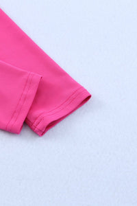 Rose Long Sleeve Square Neck Bodysuit | Fashionsarah.com