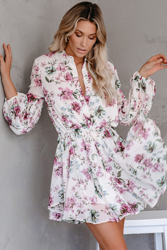 Vintage Floral Flowy Dress | Fashionsarah.com