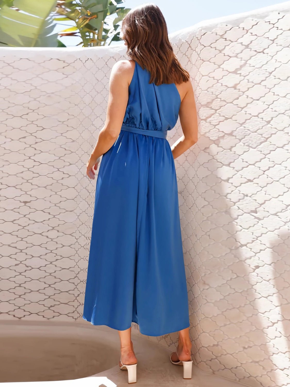 Single Shoulder Midi Dress | Fashionsarah.com