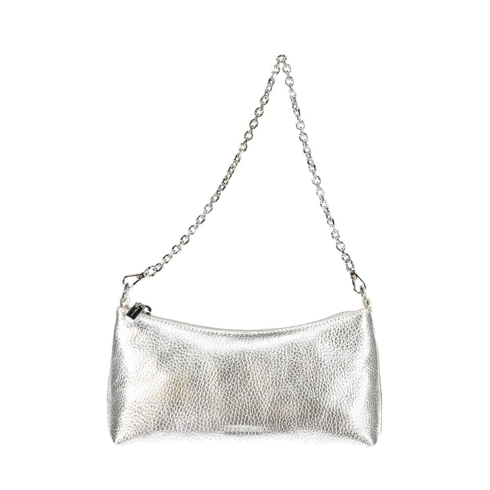 Coccinelle Silver Leather Handbag | Fashionsarah.com