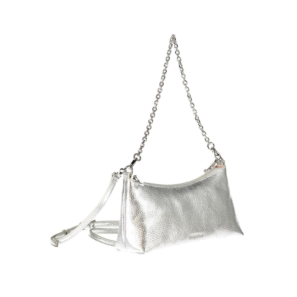 Coccinelle Silver Leather Handbag | Fashionsarah.com