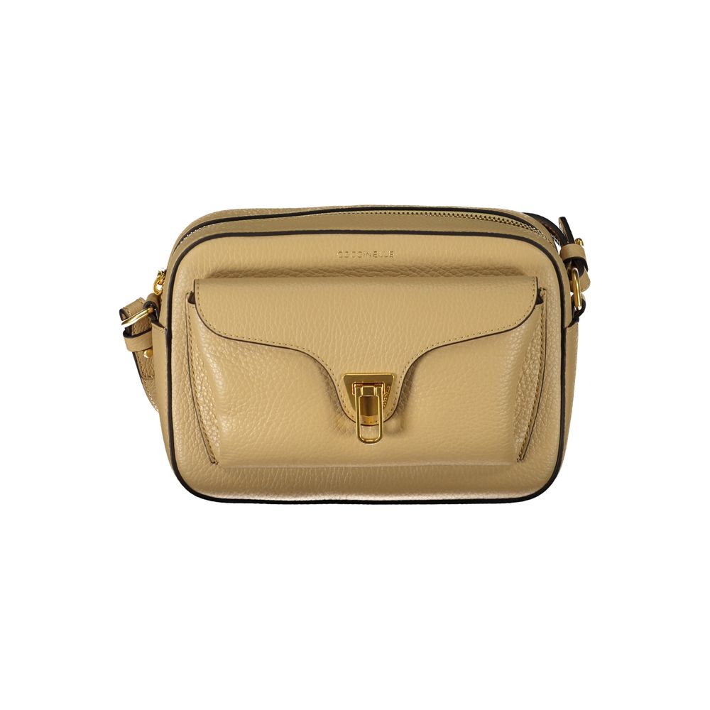 Coccinelle Beige Leather Handbag | Fashionsarah.com