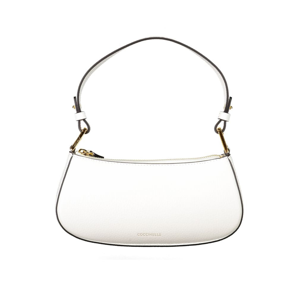 Coccinelle White Leather Handbag | Fashionsarah.com