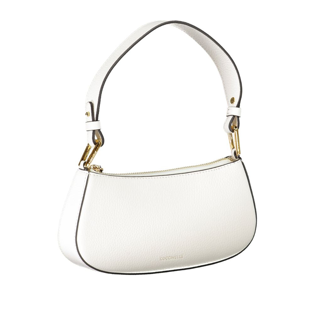 Coccinelle White Leather Handbag | Fashionsarah.com