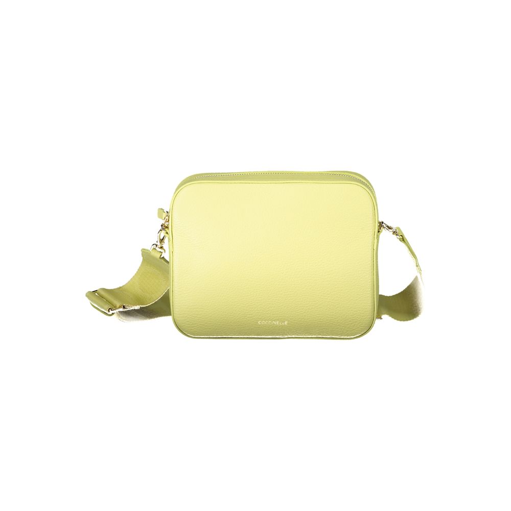 Coccinelle Yellow Leather Handbag | Fashionsarah.com