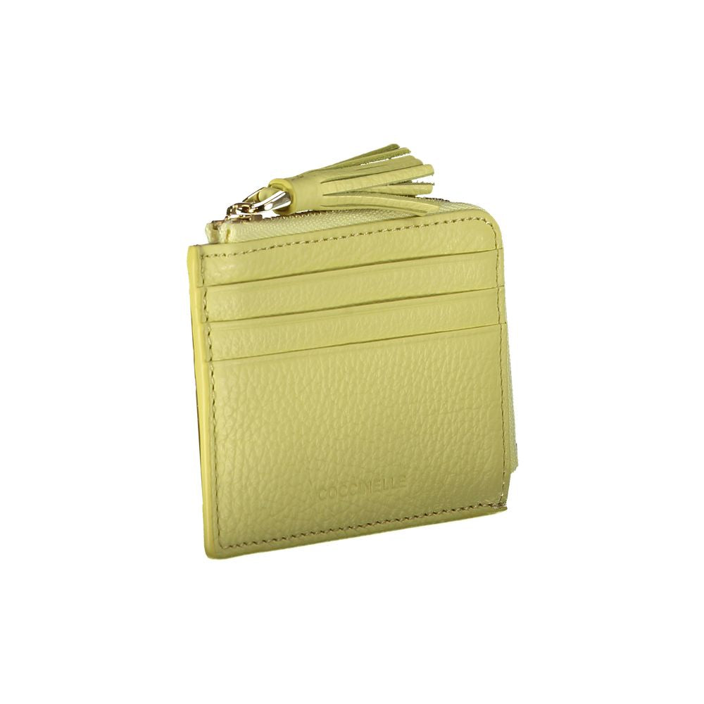 Coccinelle Yellow Leather Wallet | Fashionsarah.com