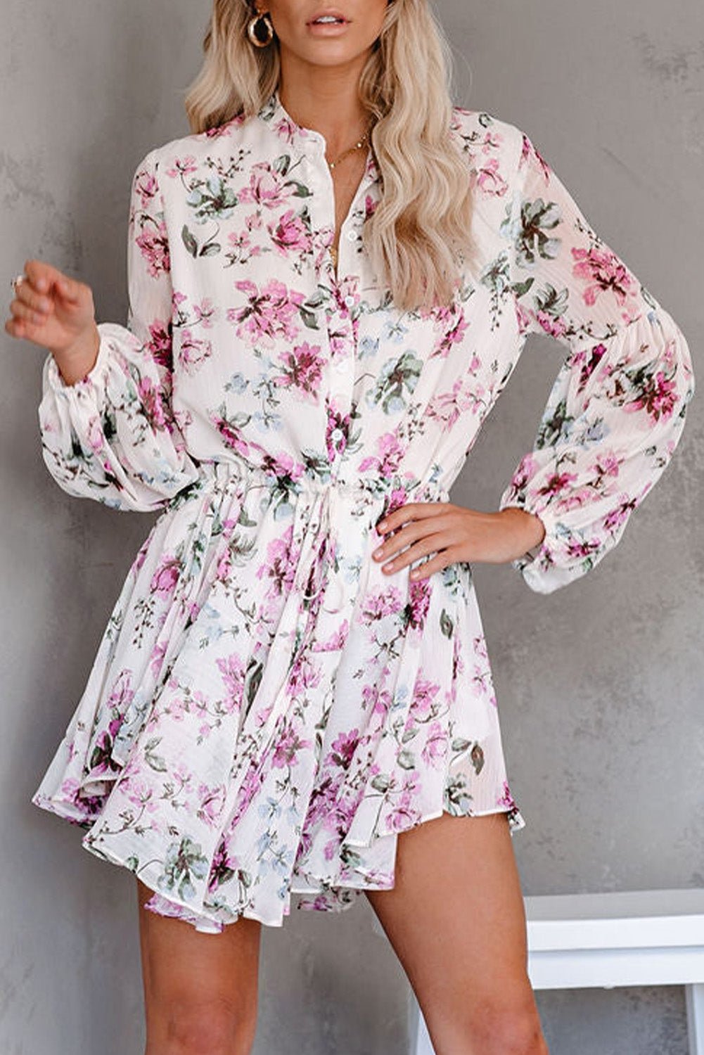 Vintage Floral Flowy Dress | Fashionsarah.com