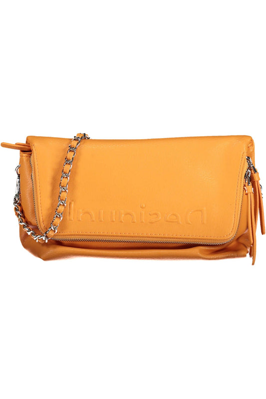 Fashionsarah.com Fashionsarah.com Desigual Vibrant Orange Polyurethane Handbag