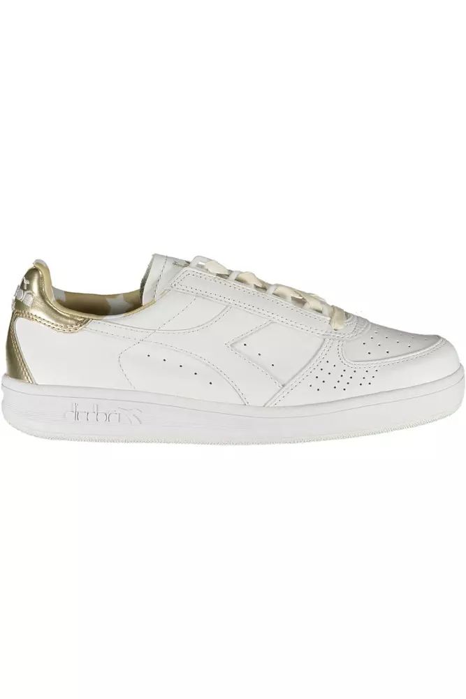 Diadora White Fabric Sneaker | Fashionsarah.com