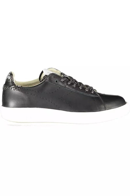 Diadora Black Fabric Sneaker | Fashionsarah.com