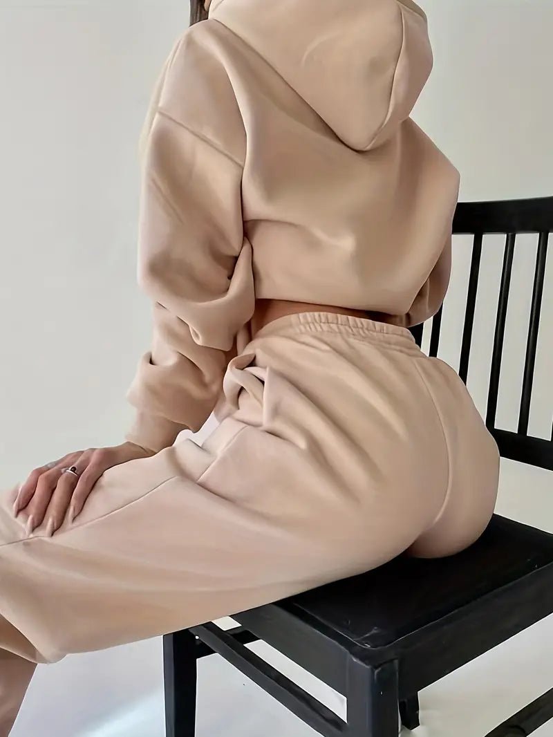 Fashionsarah.com Fleece Hooded Sweatshirt Sets