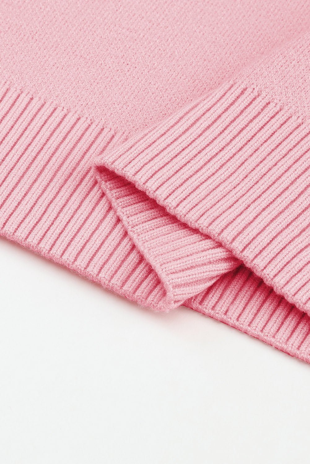 Pink Drop Shoulder Women Sweatshirt | Fashionsarah.com