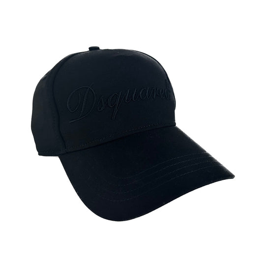 dsquared2 black wool and silk visor cap | Fashionsarah.com