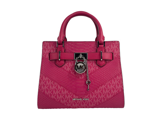 Fashionsarah.com Fashionsarah.com Michael Kors Hamilton Small Electric Pink Satchel Crossbody Bag