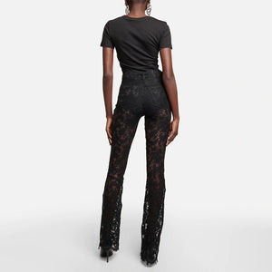 Spring Lace Elegant Trousers | Fashionsarah.com