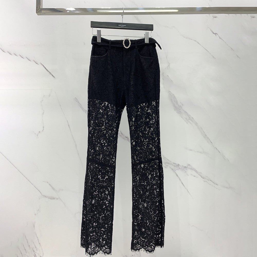 Spring Lace Elegant Trousers | Fashionsarah.com