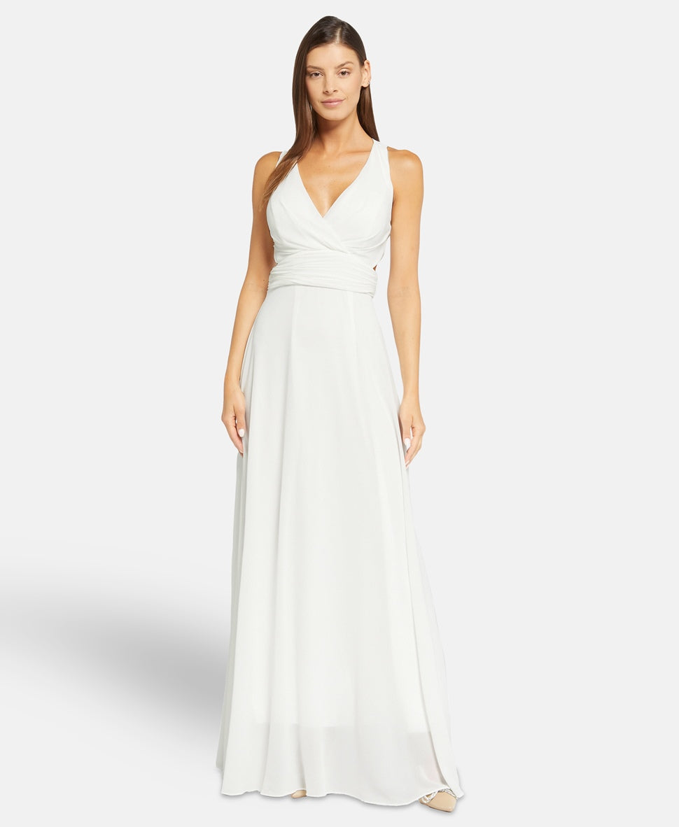 Fashionsarah.com Kraimod White Maxi dress