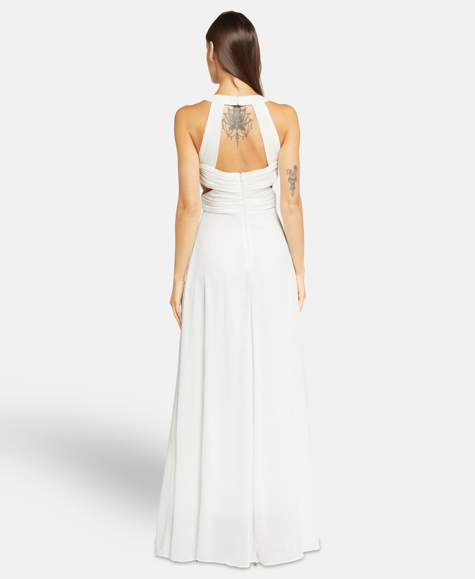 Fashionsarah.com Kraimod White Maxi dress