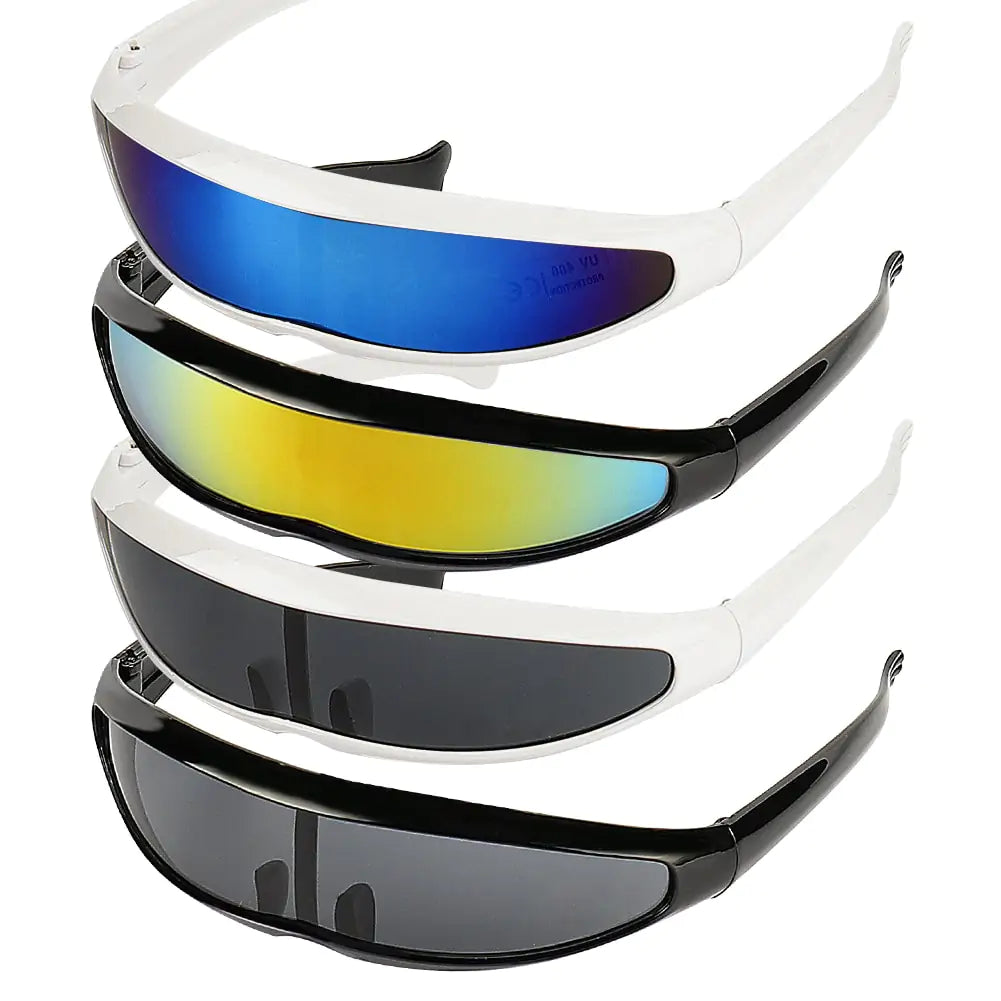 Futuristic Narrow Cyclops Sunglasses | Fashionsarah.com