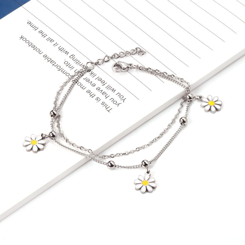 Fashionsarah.com Little Flower Pendant Bracelet