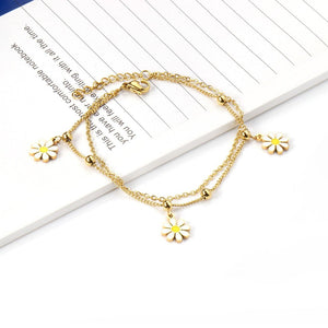Little Flower Pendant Bracelet | Fashionsarah.com