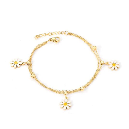Fashionsarah.com Little Flower Pendant Bracelet