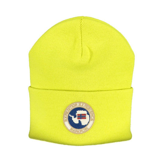 Fashionsarah.com Fashionsarah.com Napapijri Yellow Acrylic Hats & Cap