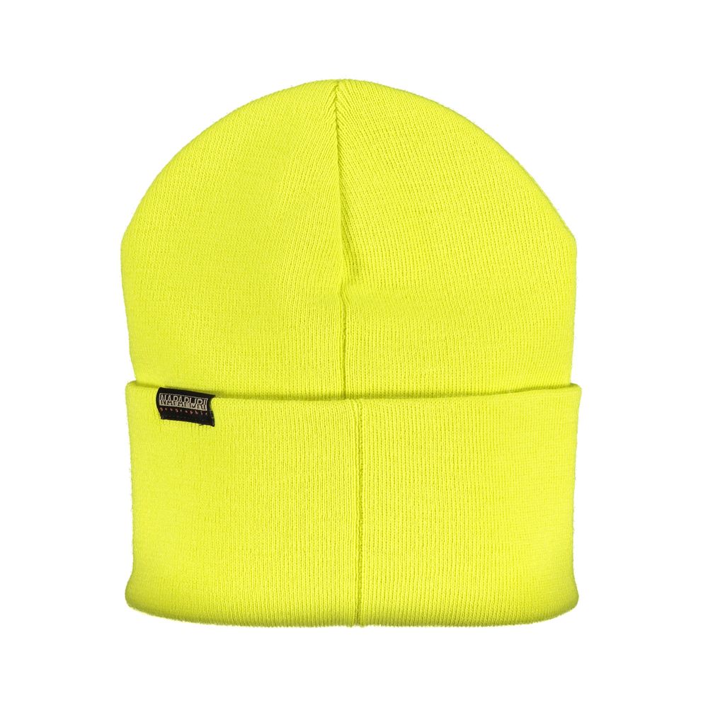 Fashionsarah.com Fashionsarah.com Napapijri Yellow Acrylic Hats & Cap