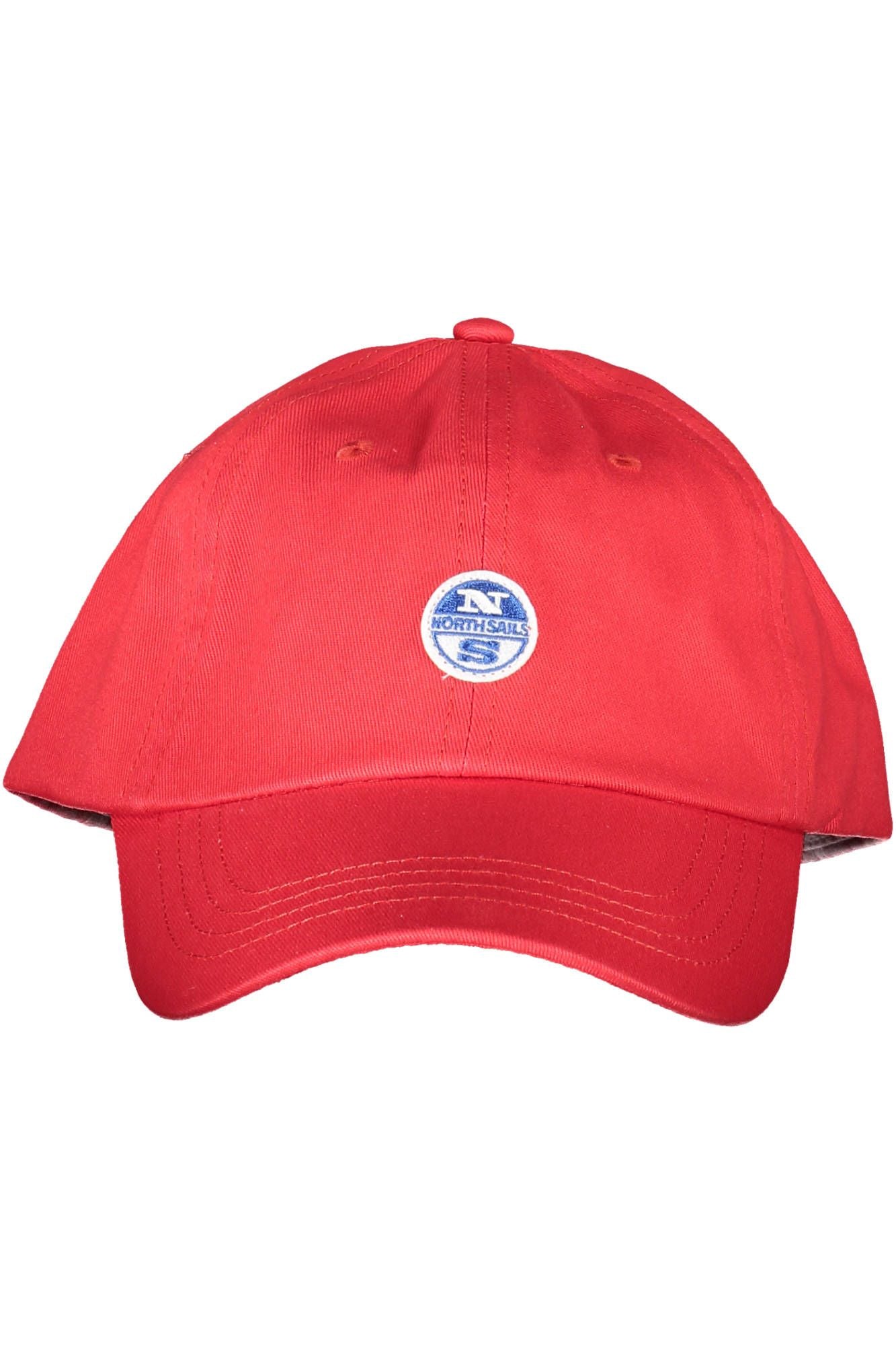 Fashionsarah.com Fashionsarah.com North Sails Elegant Red Cotton Cap with Logo Visor