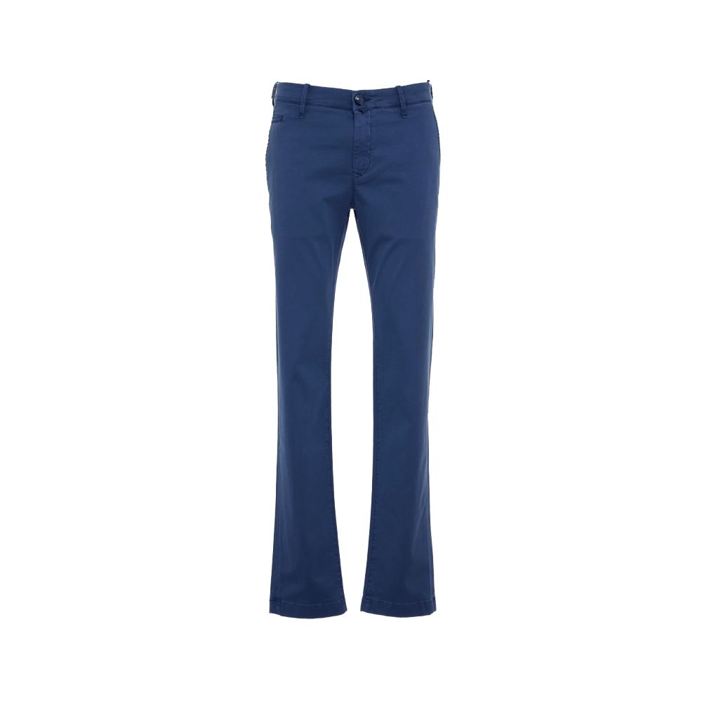 Fashionsarah.com Fashionsarah.com Jacob Cohen Elegant Slim Fit Chino Trousers in Blue